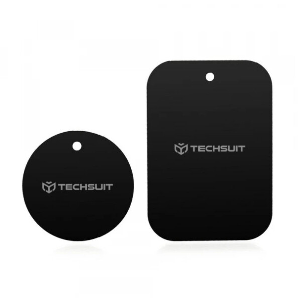 Sticker Metalic Techsuit MP03 Set 2 bucati, Negru