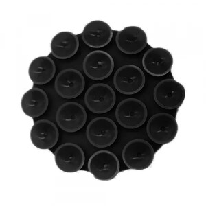 Suport cu Ventuze Techsuit SB-CUP, Negru