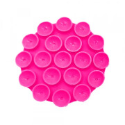 Suport cu Ventuze Techsuit SP-CUP, Roz