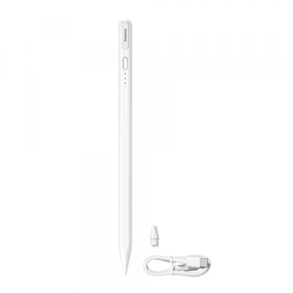 Touch Pen Baseus Smooth Writing III pentru Apple iPad, Versiune Activ, Alb P80080805213-00