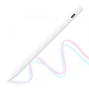Touch Pen Techsuit AC10-CP pentru Apple iPad, Versiune Activ, Alb