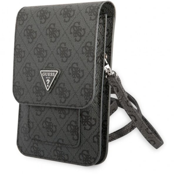 Geanta Universala pentru Telefon, Guess, 4G Triangle Logo, Neagra