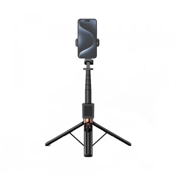 Selfie Stick Bluetooth XO Design SS23 Dual Lights, Universal, Negru 