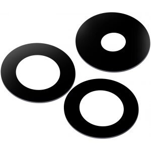 Geam Camera Spate Samsung Galaxy A35 5G A356, Wide + UltraWide + Macro, Negru 