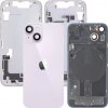 Capac Baterie Apple iPhone 14, Cu Carcasa Mijloc, Full Parts, Mov, Swap
