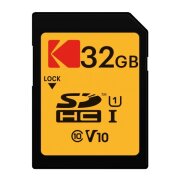Card Memorie SDHC Kodak Premium Performance, 32Gb, Clasa 10 / UHS-1 U1 EKMSD32GHC10K 