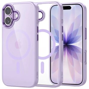 Husa MagSafe pentru Apple iPhone 17, Tech-Protect, Magmat, Mov 