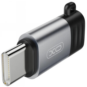 Adaptor Date si Incarcare Lightning - USB-C XO Design NB263B, Negru 