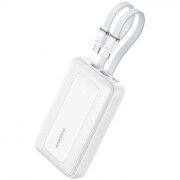 Baterie Externa Anker PowerCore, 20000mAh, 30W, QC + PD, 1 x Lightning - 1 x USB-A - 2 x USB-C, Alba A1681H21 