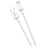 Cablu Date si Incarcare USB-C - USB-C XO Design NB124, 40W, 1m, Alb