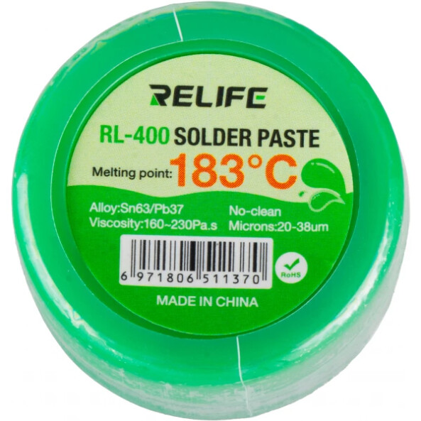 Pasta Fludor Relife RL-400, 20g, Punct Topire 183 Grade 