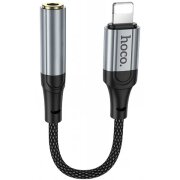 Adaptor Audio Lightning - 3.5mm HOCO LS36A, Gri 