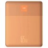 Baterie Externa Baseus Blade, 12000mAh, 65W, PD, 2 x USB-C, Portocalie P10063801733-00