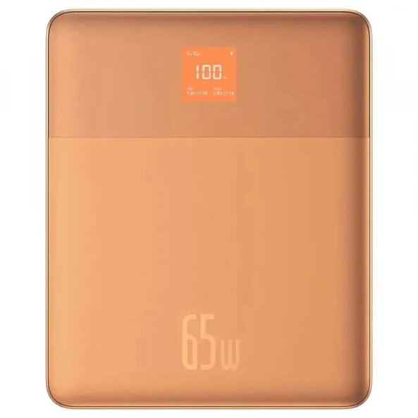 Baterie Externa Baseus Blade, 12000mAh, 65W, PD, 2 x USB-C, Portocalie P10063801733-00