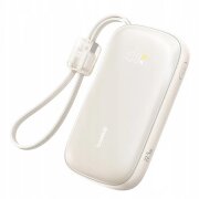 Baterie Externa Baseus EnerFill FC21 Qpow 3 Ultra, 10000mAh, 22.5W, QC + PD, 1 x USB-A - 1 x USB-C, Bej E0027L01