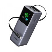 Baterie Externa UGREEN PB726 (55987B), 20000mAh, 165W, QC + PD, 1 x USB-A - 2 x USB-C, Gri
