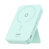 Baterie Externa Wireless Baseus MagPro PPCXZ05, 5000mAh, 20W, PD + FQI, 1 x QI - 1 x USB-C, Verde P10064101333-00