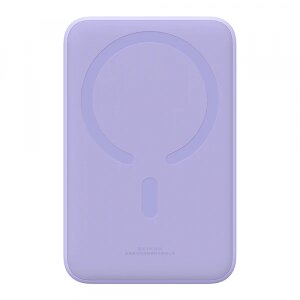 Baterie Externa Wireless Baseus Mini, 20000mAh, 20W, PD + FQI, 1 x QI - 1 x USB-C, Mov PPCX150005