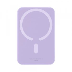 Baterie Externa Wireless Baseus Mini Air, 6000mAh, 20W, PD + FQI, 1 x QI - 1 x USB-C, Mov P10059002513-00