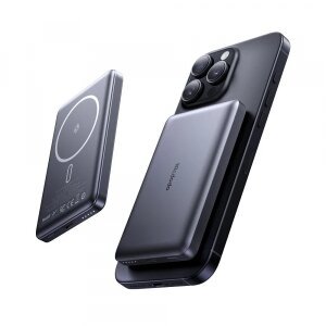 Baterie Externa Wireless McDodo MC-4651 Meta, 10000mAh, 20W, PD + FQI, 1 x QI - 1 x USB-C, Neagra