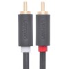 Cablu Audio 2 x RCA - 2 x RCA UGREEN AV104, 5m, Negru 