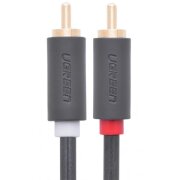 Cablu Audio 2 x RCA - 2 x RCA UGREEN AV104, 5m, Negru 