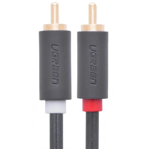 Cablu Audio 2 x RCA - 2 x RCA UGREEN AV104, 5m, Negru 