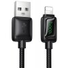Cablu Date si Incarcare USB-A - Lightning HOCO U146, 18W, 1.2m, Negru 