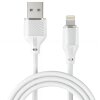 Cablu Date si Incarcare USB-A - Lightning XO Design NB291, 18W, 1m, Alb 