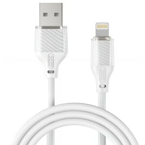 Cablu Date si Incarcare USB-A - Lightning XO Design NB291, 18W, 1m, Alb 