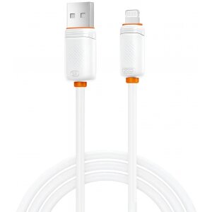 Cablu Date si Incarcare USB-A - Lightning XO Design NB302, 18W, 1m, Alb 