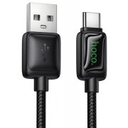Cablu Date si Incarcare USB-A - USB-C HOCO U146, 36W, 1.2m, Negru 