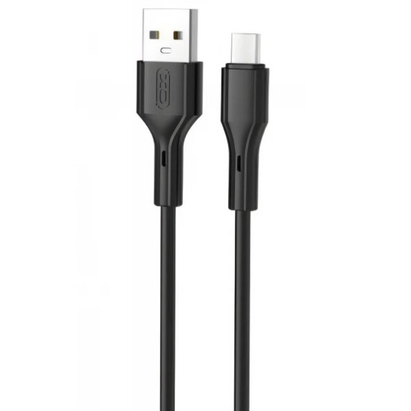 Cablu Date si Incarcare USB-A - USB-C XO Design NB230, 18W, 1m, Negru 