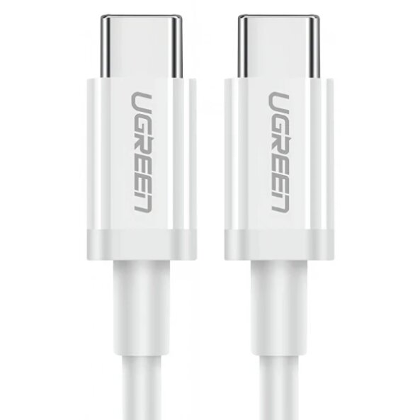 Cablu Date si Incarcare USB-C - USB-C UGREEN US264, 60W, 0.5m, Alb 