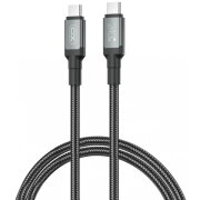 Cablu Date si Incarcare USB-C - USB-C XO Design NB-Q264A, 240W, 1m, Negru 