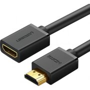 Cablu Video Prelungitor UGREEN HD107, HDMI - HDMI, 4K, 3m, Negru 