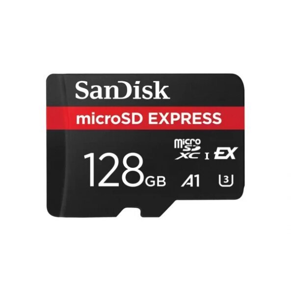 Card Memorie microSDXC SanDisk Express, 128Gb, Clasa 10 / UHS-1 U3 SDSQXFN-128G-GN4NN 
