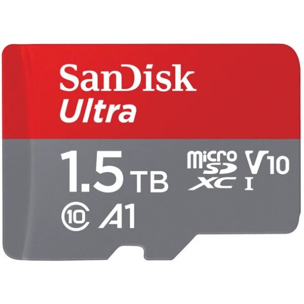 Card Memorie microSDXC SanDisk Ultra Android A1, 1.5TB, Clasa 10 / UHS-1 U1 SDSQUAC-1T50-GN6MN 