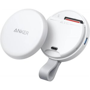 Cititor Card USB-C Anker MagGo pentru Apple iPhone USB-C, SD - microSD, Alb A83D1G21