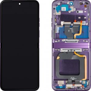 Display cu Touchscreen Motorola Razr 40, cu Rama, Sub Inner, Mov (Grape Compote), Service Pack 5D68C22836 