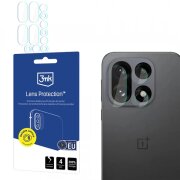 Folie de protectie Camera Spate 3MK Protection pentru OnePlus 15, Sticla Securizata, Full Glue, Set 4 bucati, Transparenta