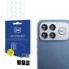 Folie de protectie Camera Spate 3MK Protection pentru Xiaomi Poco F8 Ultra, Sticla Securizata, Full Glue, Set 4 bucati, Transparenta