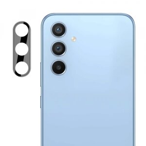 Folie de protectie Camera Spate Techsuit pentru Samsung Galaxy A34 A346, Sticla Securizata, Full Glue, Neagra