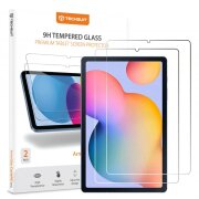 Folie de protectie Ecran Techsuit ArmorGlass CrystalHD pentru Samsung Galaxy Tab S6 Lite (2024), Sticla Securizata, Full Glue, Set 2 bucati
