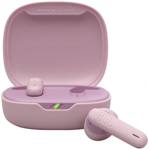 Handsfree Bluetooth JBL Wave Flex 2, TWS, ANC, MultiPoint, Roz JBLWFLEX2PIK 