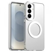 Husa MagSafe pentru Samsung Galaxy S26 Plus, Techsuit, CandyCase, Alba