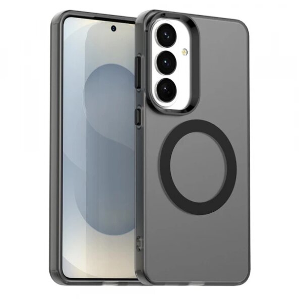 Husa MagSafe pentru Samsung Galaxy S26 Plus, Techsuit, CandyCase, Neagra