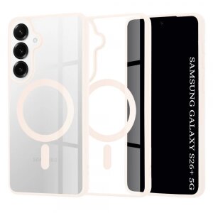 Husa MagSafe pentru Samsung Galaxy S26 Plus, Techsuit, Pro, Roz