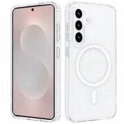 Husa MagSafe pentru Samsung Galaxy S26 Plus, Techsuit, Pro, Transparenta
