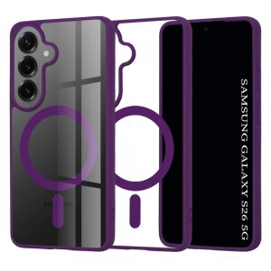 Husa MagSafe pentru Samsung Galaxy S26, Techsuit, Pro, Mov